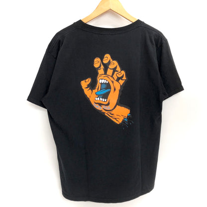 【中古品】【メンズ】 SANTA CRUZ サンタクルーズ SCREAMING HAND S/S TEE 半袖 Tシャツ トップス 142-260706-rs-09-fur サイズ：L カラー：ブラック 万代Net店
