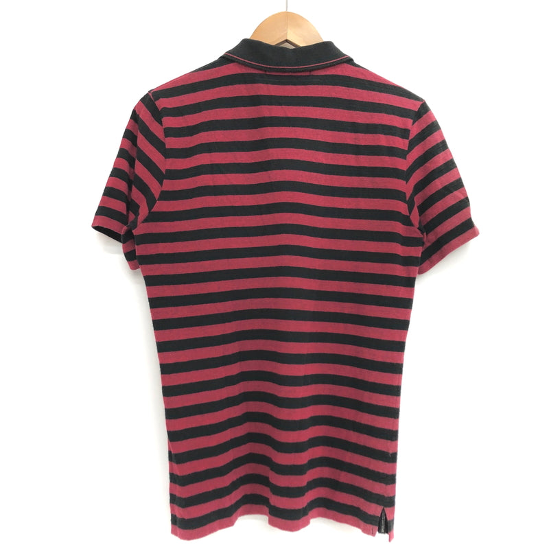【現状渡し品】【メンズ】 roar ロアー BORDER S/S SHIRT 09SRT-35 ボーダー 半袖 シャツ トップス 古着 142-260706-rs-10-fur サイズ：2 カラー：ブラック/レッド系 万代Net店
