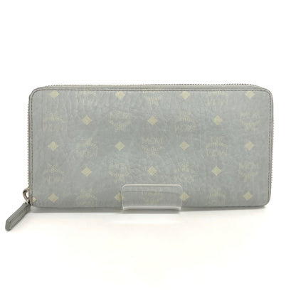【現状渡し品】【レディース】 MCM エムシーエム LARGE ZIP AROUND WALLET MXLAAVI01FP001 ヴィセトス ラウンドファスナー 長財布 181-260706-rs-11-fur カラー：ミスティグレー 万代Net店