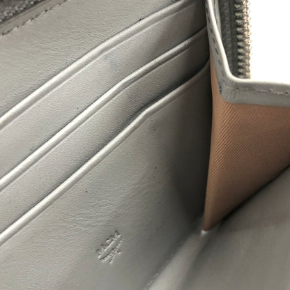 【現状渡し品】【レディース】 MCM エムシーエム LARGE ZIP AROUND WALLET MXLAAVI01FP001 ヴィセトス ラウンドファスナー 長財布 181-260706-rs-11-fur カラー：ミスティグレー 万代Net店
