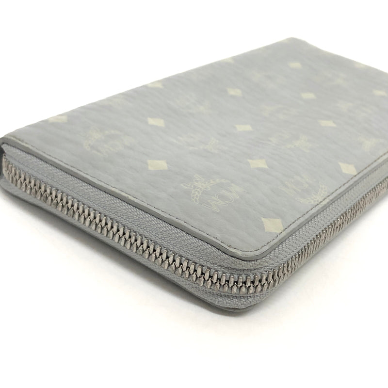 【現状渡し品】【レディース】 MCM エムシーエム LARGE ZIP AROUND WALLET MXLAAVI01FP001 ヴィセトス ラウンドファスナー 長財布 181-260706-rs-11-fur カラー：ミスティグレー 万代Net店