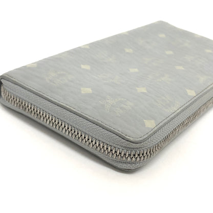 【現状渡し品】【レディース】 MCM エムシーエム LARGE ZIP AROUND WALLET MXLAAVI01FP001 ヴィセトス ラウンドファスナー 長財布 181-260706-rs-11-fur カラー：ミスティグレー 万代Net店