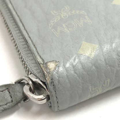 【現状渡し品】【レディース】 MCM エムシーエム LARGE ZIP AROUND WALLET MXLAAVI01FP001 ヴィセトス ラウンドファスナー 長財布 181-260706-rs-11-fur カラー：ミスティグレー 万代Net店