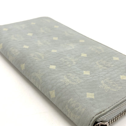 【現状渡し品】【レディース】 MCM エムシーエム LARGE ZIP AROUND WALLET MXLAAVI01FP001 ヴィセトス ラウンドファスナー 長財布 181-260706-rs-11-fur カラー：ミスティグレー 万代Net店