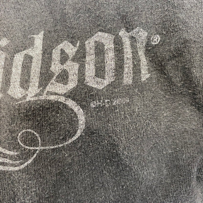 【中古品】【メンズ】 HARLEY-DAVIDSON ハーレーダビッドソン メキシコ製 c2009 00S BIG SKULL SS TEE ビッグ スカル ショートスリーブ Tシャツ トップス 半袖 146-260710-cs-12-izu サイズ：XL カラー：ブラック 万代Net店