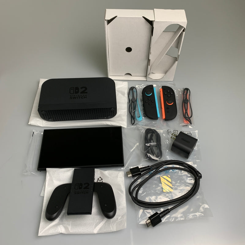 【中古美品】 Nintendo Switch 2(日本語・国内専用) ニンテンドースイッチ2 ゲーム機本体 035-260618-AS-2-min 万代Net店