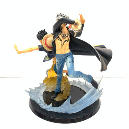 【現状渡し品】 箱無し フィギュアーツZERO ルフィ＆トラファルガー・ロー フィギュア 047-260617-mo-01-fur 万代Net店
