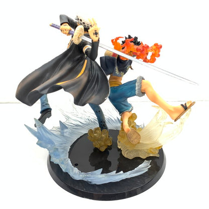 【現状渡し品】 箱無し フィギュアーツZERO ルフィ＆トラファルガー・ロー フィギュア 047-260617-mo-01-fur 万代Net店