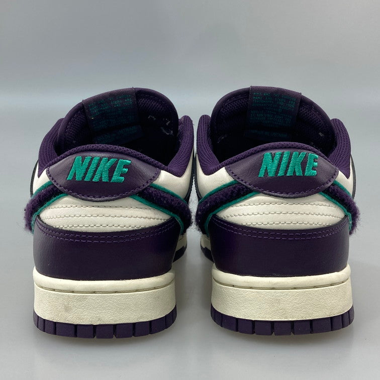 【中古品】【メンズ】 NIKE ナイキ DQ7683-100 DUNK LOW RETRO CHENILLE SWOOSH GRAND PURPLE スニーカー 本体のみ 160-260424-WA-03-iwa サイズ：29cm カラー：パープル グリーン ホワイト 万代Net店
