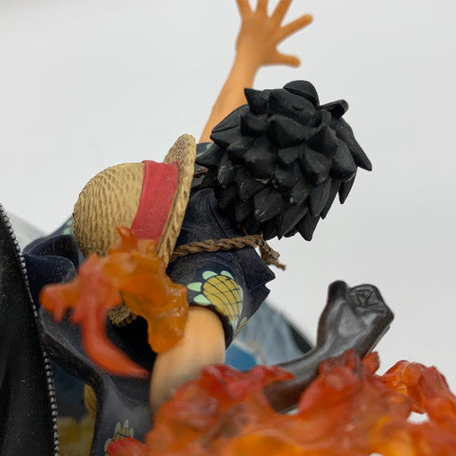 【現状渡し品】 箱無し フィギュアーツZERO ルフィ＆トラファルガー・ロー フィギュア 047-260617-mo-01-fur 万代Net店