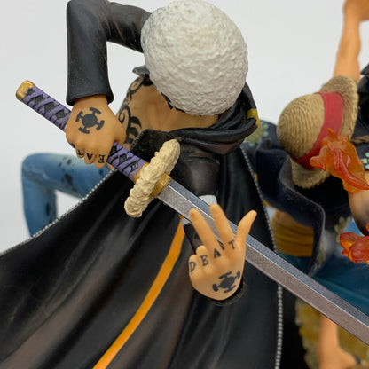 【現状渡し品】 箱無し フィギュアーツZERO ルフィ＆トラファルガー・ロー フィギュア 047-260617-mo-01-fur 万代Net店