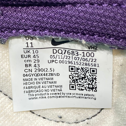 【中古品】【メンズ】 NIKE ナイキ DQ7683-100 DUNK LOW RETRO CHENILLE SWOOSH GRAND PURPLE スニーカー 本体のみ 160-260424-WA-03-iwa サイズ：29cm カラー：パープル グリーン ホワイト 万代Net店
