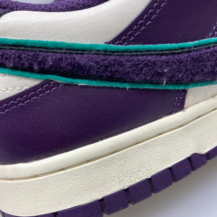 【中古品】【メンズ】 NIKE ナイキ DQ7683-100 DUNK LOW RETRO CHENILLE SWOOSH GRAND PURPLE スニーカー 本体のみ 160-260424-WA-03-iwa サイズ：29cm カラー：パープル グリーン ホワイト 万代Net店