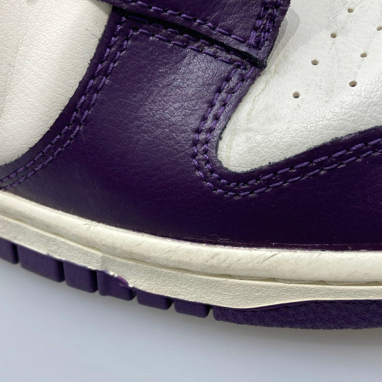 【中古品】【メンズ】 NIKE ナイキ DQ7683-100 DUNK LOW RETRO CHENILLE SWOOSH GRAND PURPLE スニーカー 本体のみ 160-260424-WA-03-iwa サイズ：29cm カラー：パープル グリーン ホワイト 万代Net店