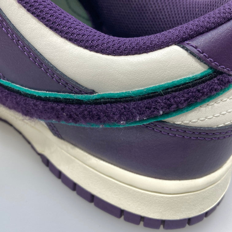 【中古品】【メンズ】 NIKE ナイキ DQ7683-100 DUNK LOW RETRO CHENILLE SWOOSH GRAND PURPLE スニーカー 本体のみ 160-260424-WA-03-iwa サイズ：29cm カラー：パープル グリーン ホワイト 万代Net店