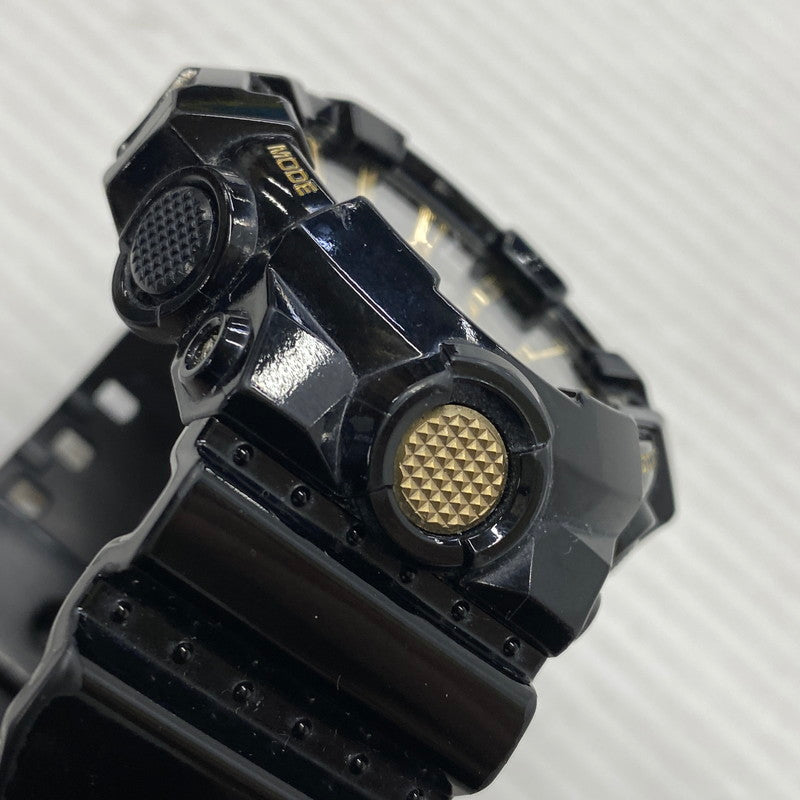 【中古品】【メンズ/レディース】 G-SHOCK ジーショック GA-710GB ANALOG・DIGITAL WATCH アナログ デジタル ウォッチ 時計 196-261013-kh-14-izu サイズ：57.5 × 53.4 × 18.4 mm カラー：ブラック×ゴールド 万代Net店