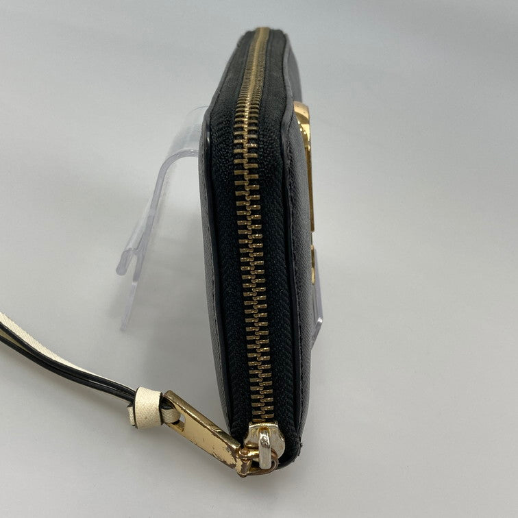 【中古品】【レディース】 MARC JACOBS マークジェイコブス 長財布 201-260424-WA-04-iwa カラー：ブラック グレー 万代Net店
