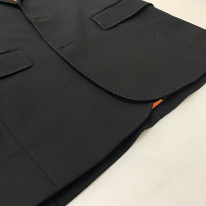 【現状渡し品】【メンズ】 Paul Smith ポールスミス 50TH 2PIECE SET PU SUIT 50周年 2ピース セットアップ スーツ トップス ボトムス ジャケット 141-260602-ko-23-tei サイズ：M カラー：ブラック 万代Net店