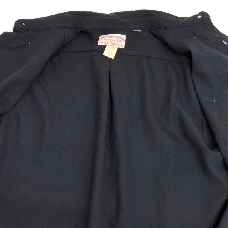 【中古品】【メンズ】 FILSON フィルソン 90S POCKET L/S SHIRT ポケット 長袖 シャツ トップス ヴィンテージ 146-260420-rs-02-fur サイズ：L カラー：ブラック・ネイビー系 万代Net店