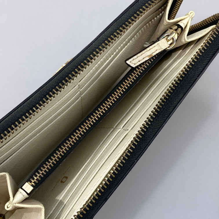 【中古品】【レディース】 MARC JACOBS マークジェイコブス 長財布 201-260424-WA-04-iwa カラー：ブラック グレー 万代Net店