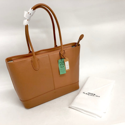 【中古美品】【メンズ/レディース】 JOYA ジョヤ COW LEATHER TOTE BAG J4010 トートバッグ 牛革 鞄 188-260929-rs-04-fur カラー：キャメル 万代Net店