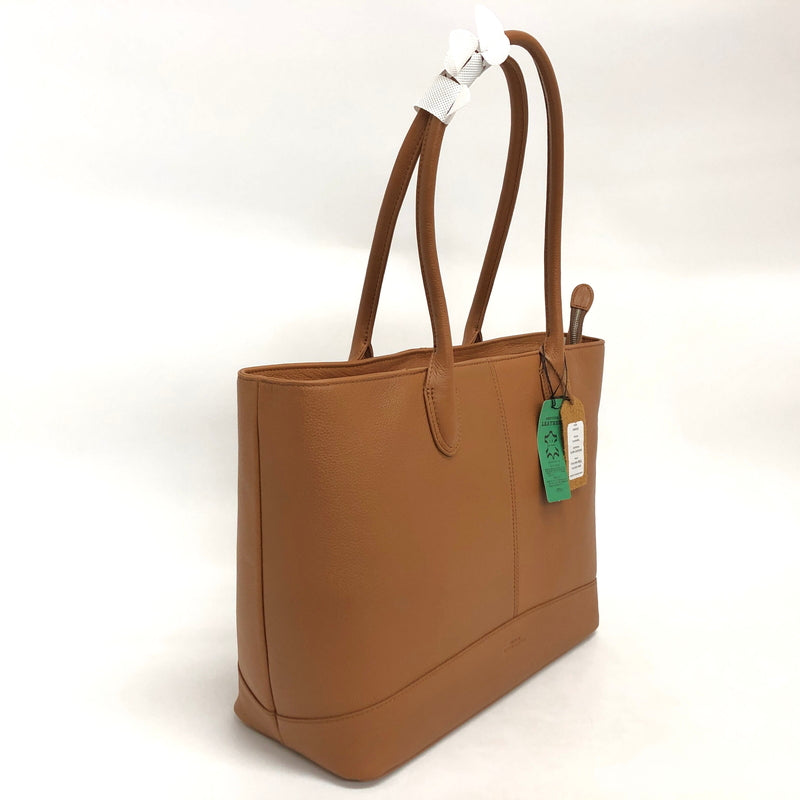 【中古美品】【メンズ/レディース】 JOYA ジョヤ COW LEATHER TOTE BAG J4010 トートバッグ 牛革 鞄 188-260929-rs-04-fur カラー：キャメル 万代Net店