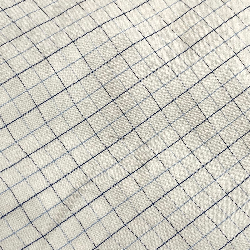 【現状渡し品】【メンズ】 Brooks Brothers ブルックスブラザーズ 90S L/S CHECK SHIRT チェックシャツ 長袖 トップス ヴィンテージ 146-260420-rs-03-fur サイズ：17-6/7 カラー：ホワイト/ブルー系 万代Net店