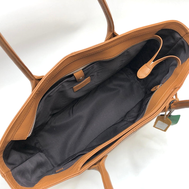 【中古美品】【メンズ/レディース】 JOYA ジョヤ COW LEATHER TOTE BAG J4010 トートバッグ 牛革 鞄 188-260929-rs-04-fur カラー：キャメル 万代Net店