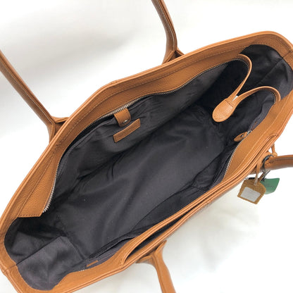 【中古美品】【メンズ/レディース】 JOYA ジョヤ COW LEATHER TOTE BAG J4010 トートバッグ 牛革 鞄 188-260929-rs-04-fur カラー：キャメル 万代Net店