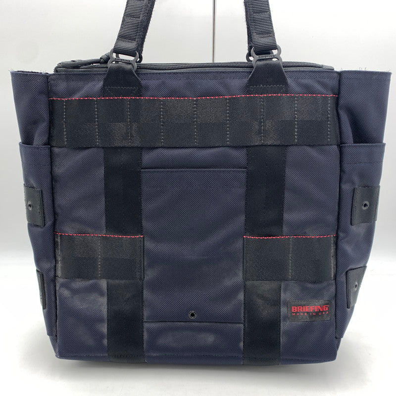 【現状渡し品】【メンズ】 BRIEFING ブリーフィング TOTE BAG MADE IN USA トートバッグ カバン ビジネスバッグ USA製 188-260602-ko-24-tei カラー：ネイビー 万代Net店