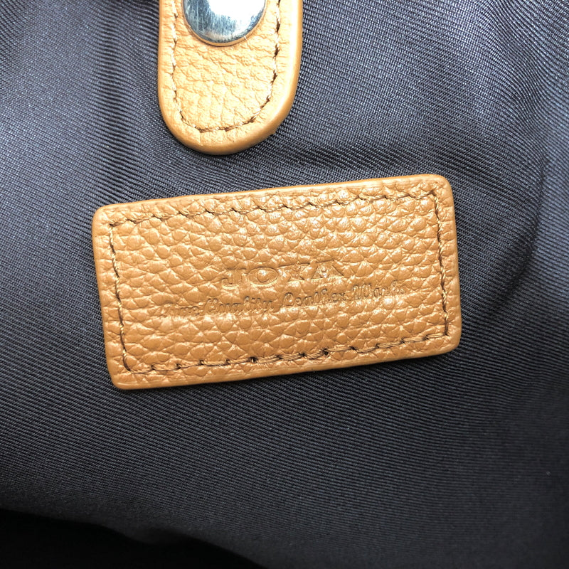 【中古美品】【メンズ/レディース】 JOYA ジョヤ COW LEATHER TOTE BAG J4010 トートバッグ 牛革 鞄 188-260929-rs-04-fur カラー：キャメル 万代Net店