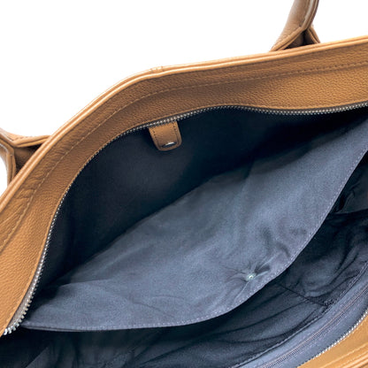 【中古美品】【メンズ/レディース】 JOYA ジョヤ COW LEATHER TOTE BAG J4010 トートバッグ 牛革 鞄 188-260929-rs-04-fur カラー：キャメル 万代Net店
