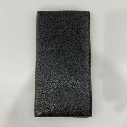 【中古品】【メンズ】 COACH コーチ CW354 レザー 長財布 本体のみ 201-260425-WA-01-iwa カラー：ブラック 万代Net店