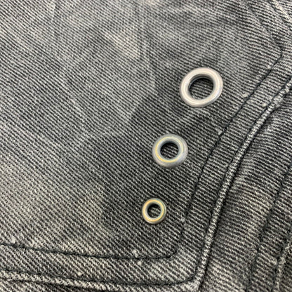 【中古品】【メンズ】 SEMANTIC DESIGN セマンティックデザイン WESTERN FLARE DENIM PANTS ウエスタン フレア デニム パンツ ボトムス ズボン 158-260814-cs-12-izu サイズ：L カラー：ブラック 万代Net店