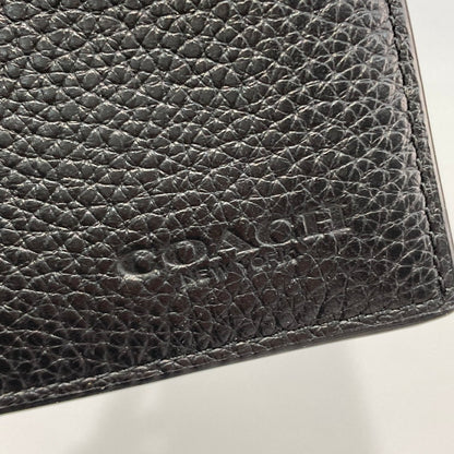 【中古品】【メンズ】 COACH コーチ CW354 レザー 長財布 本体のみ 201-260425-WA-01-iwa カラー：ブラック 万代Net店