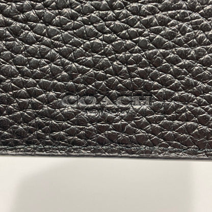 【中古品】【メンズ】 COACH コーチ CW354 レザー 長財布 本体のみ 201-260425-WA-01-iwa カラー：ブラック 万代Net店