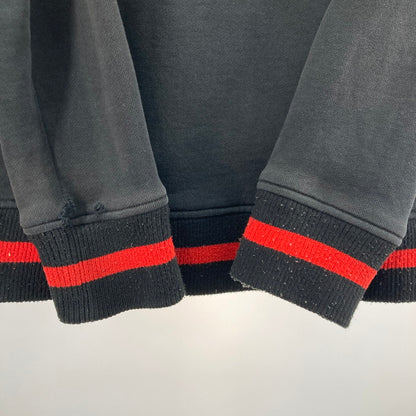 【中古品】【メンズ】 X-LARGE SNAP FRONT SWEAT HOODIE 0123203 ブルゾン 142-260106-WA-03-iwa サイズ：M カラー：ブラック レッド 万代Net店