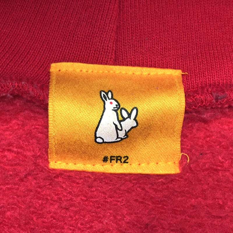 【現状渡し品】【メンズ】 FR2 エフアールツー Smoking kills HOODIE SWEATSHIRT フーディ パーカー 長袖 トップス 142-260420-rs-05-fur サイズ：XL カラー：レッド 万代Net店