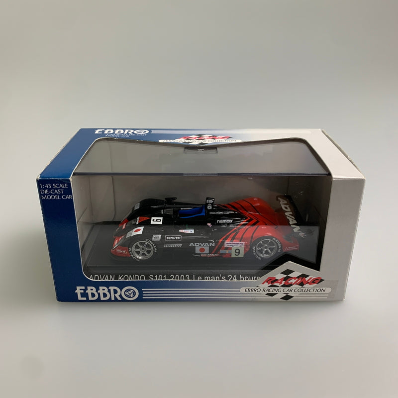 【現状渡し品】 EBBR エブロ 1/43 童夢 Ｓ101 無限 LM 2003 #9 ミニカー 061-260427-AS-3-min 万代Net店