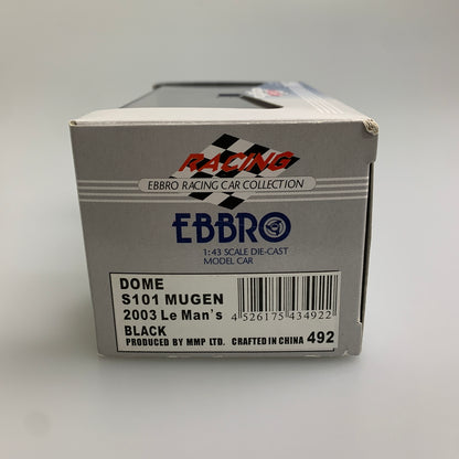 【現状渡し品】 EBBR エブロ 1/43 童夢 Ｓ101 無限 LM 2003 #9 ミニカー 061-260427-AS-3-min 万代Net店