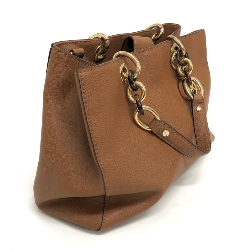 【現状渡し品】【レディース】 MICHAEL KORS マイケルコース Cynthia ミディアム サッチェル 30S3TCYS2L ハンドバッグ ショルダーバッグ 鞄 188-260929-rs-06-fur カラー：ブラウン 万代Net店