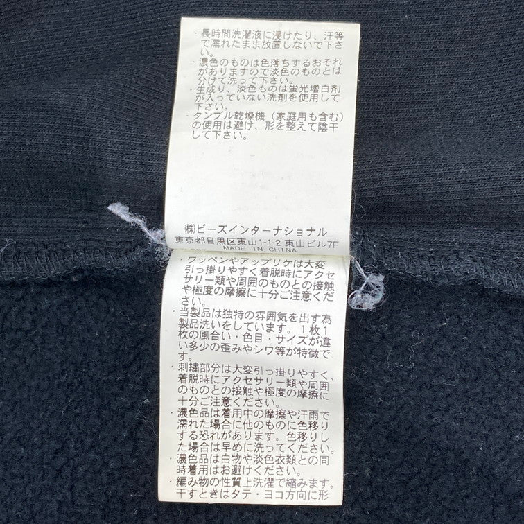 【中古品】【メンズ】 X-LARGE SNAP FRONT SWEAT HOODIE 0123203 ブルゾン 142-260106-WA-03-iwa サイズ：M カラー：ブラック レッド 万代Net店