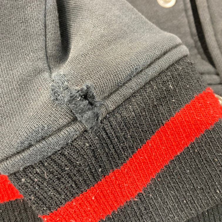 【中古品】【メンズ】 X-LARGE SNAP FRONT SWEAT HOODIE 0123203 ブルゾン 142-260106-WA-03-iwa サイズ：M カラー：ブラック レッド 万代Net店