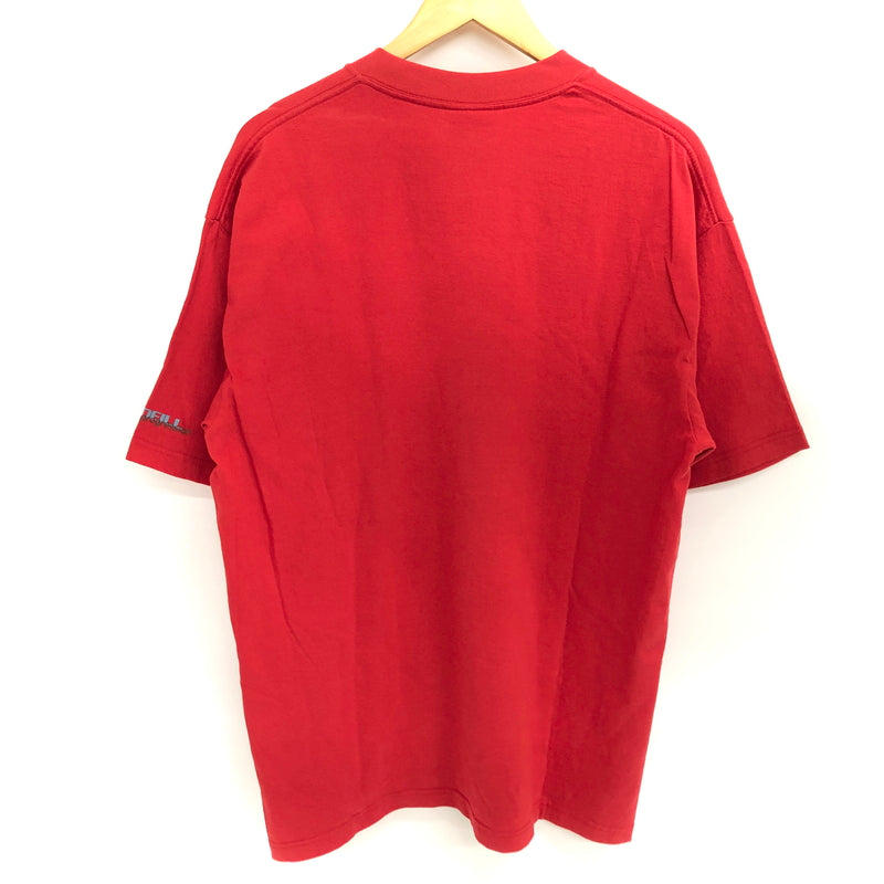 【中古品】【メンズ】 O'NEILL オニール S/S TEE 星条旗 半袖 Tシャツ トップス 古着 ヴィンテージ 146-260708-rs-01-fur サイズ：XL カラー：レッド 万代Net店