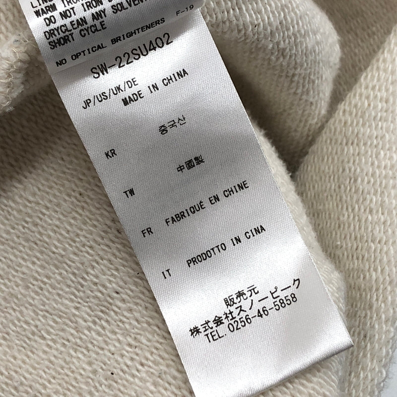 【中古品】【メンズ】 snow peak スノーピーク RECYCLED COTTON PULLOVER HOODIE SW-22SU402 フーディ パーカー 長袖 トップス 144-260708-rs-02-fur サイズ：M カラー：オートミール 万代Net店