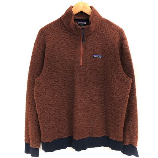 【中古品】【メンズ】 patagonia パタゴニア STY26940FA19 フリースジャケット プルオーバー ハーフジップ アウター アウトドア系 144-251114-rs-02-fur サイズ：L カラー：ブラウン 万代Net店