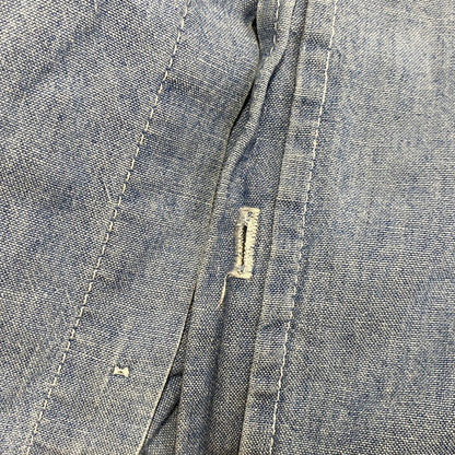 【中古品】【メンズ】 OLD STUSSY オールド ステューシー USA製 CHAMBRAY LS SHIRT シャンブレー ロングスリーブ シャツ トップス 142-260822-kh-02-izu サイズ：M カラー：ライトブルー 万代Net店