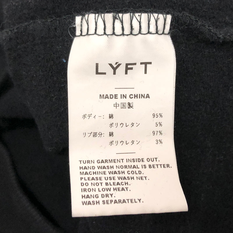 【現状渡し品】【メンズ】 LYFT リフト 2WAY STRETCH 2 LINE WARM PULLOVER HOODIE M-PK-0298 フーディ パーカー 2ライン 長袖 トップス 142-260708-rs-03-fur サイズ：M カラー：ブラック 万代Net店