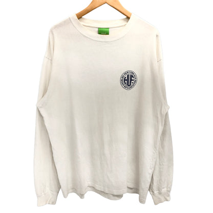 【現状渡し品】【メンズ】 HUF ハフ REGIONAL LS TEE 長袖 Tシャツ ロンT バックプリント トップス 古着 142-261005-rs-02-fur サイズ：L カラー：ホワイト 万代Net店