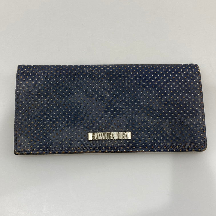 【中古品】【メンズ】 samanthe klngz カモフラ×パンチングｗ型押し 長財布 201-260425-WA-02-iwa 万代Net店